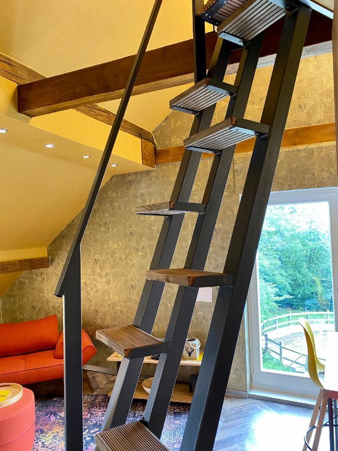 Hof Vierzehnender: Eifel Maisonette mit Balkon und Hundefreundlichkeit Monschau Exterior photo