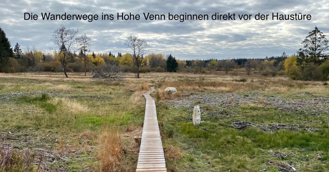 Hof Vierzehnender: Eifel Maisonette mit Balkon und Hundefreundlichkeit Monschau Exterior photo